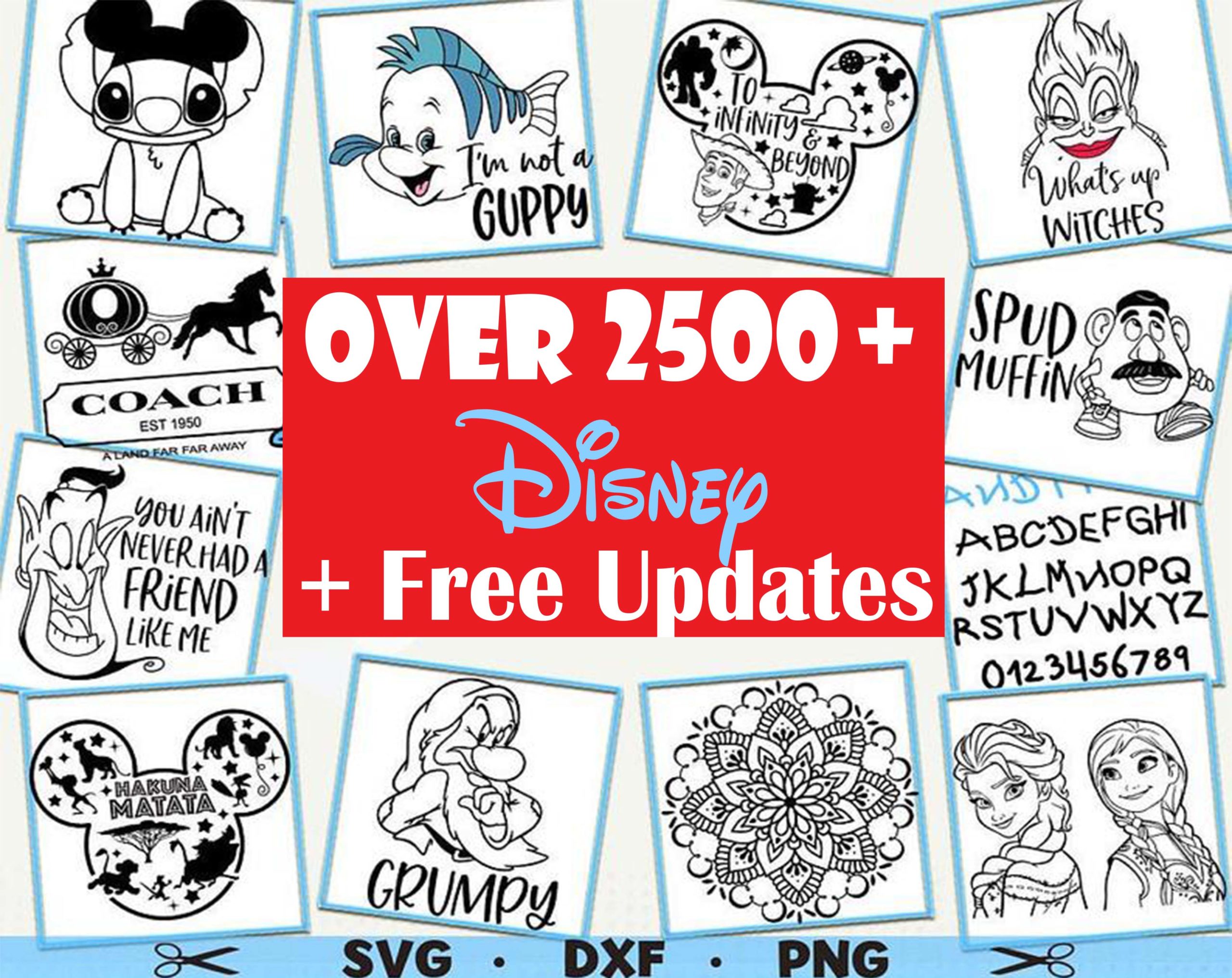 Download 5000 Disney Bundle Svg,Disney Svg, Cartoons SVG Bundle ...