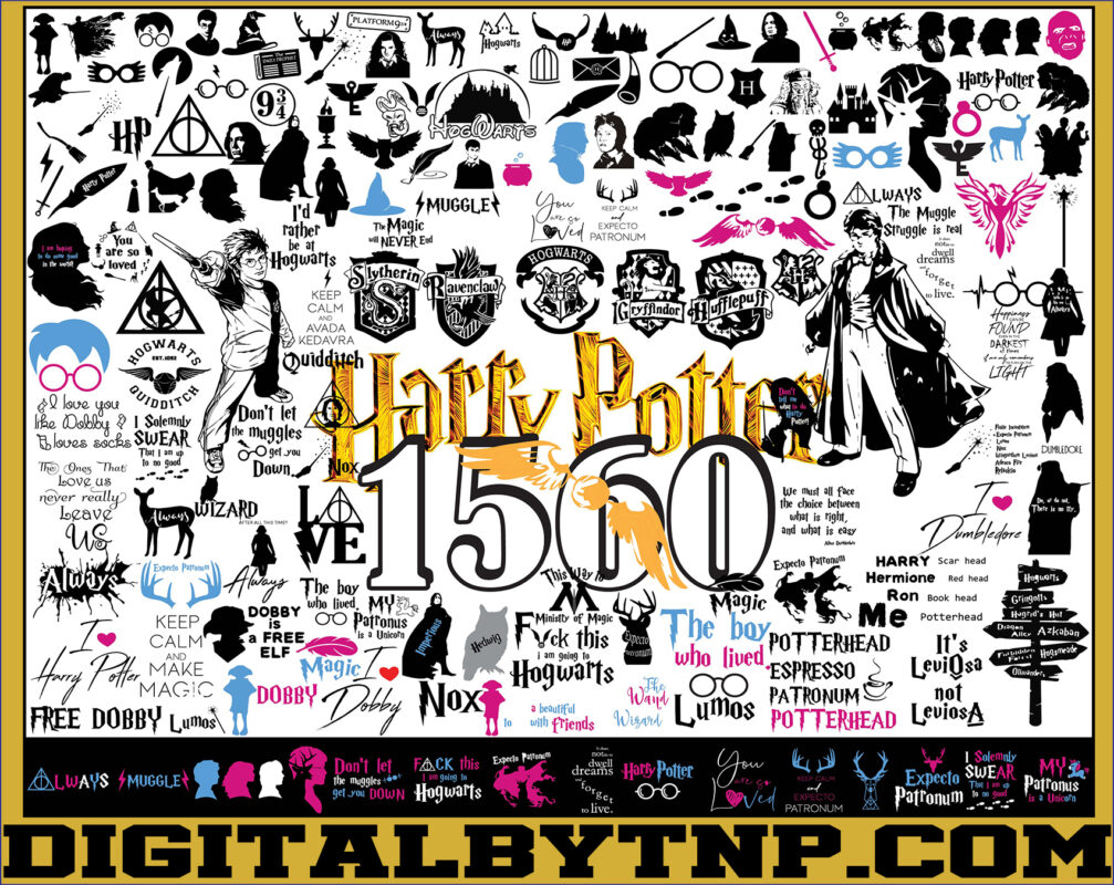 Download 1500+ Harry Potter Svg Bundle, Harry Potter Svg, Harry Potter Clipart, silhouette, cricut ...