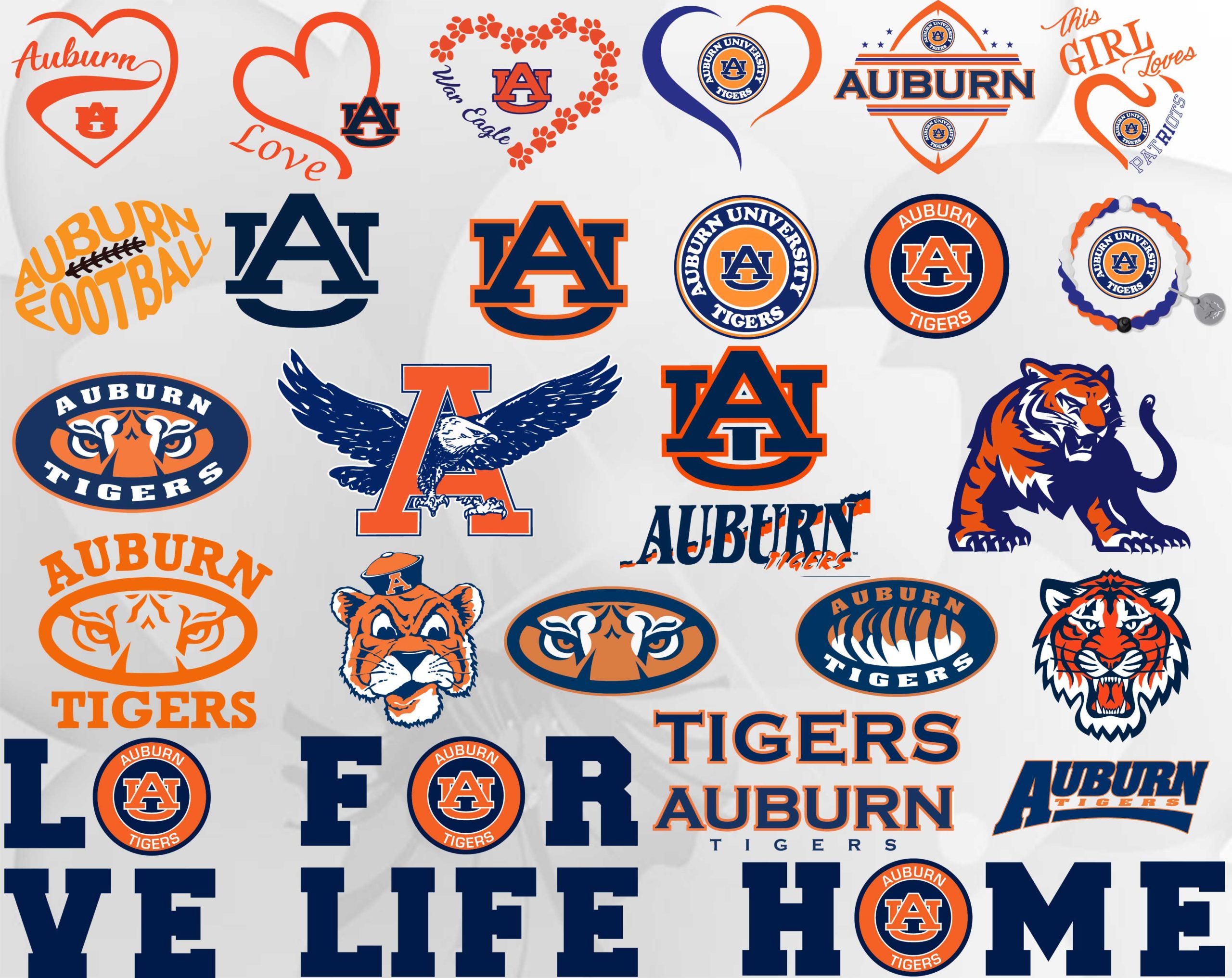 Auburn Tigers Svg NCAA svg NFL svg Football Svg Files T shirt design