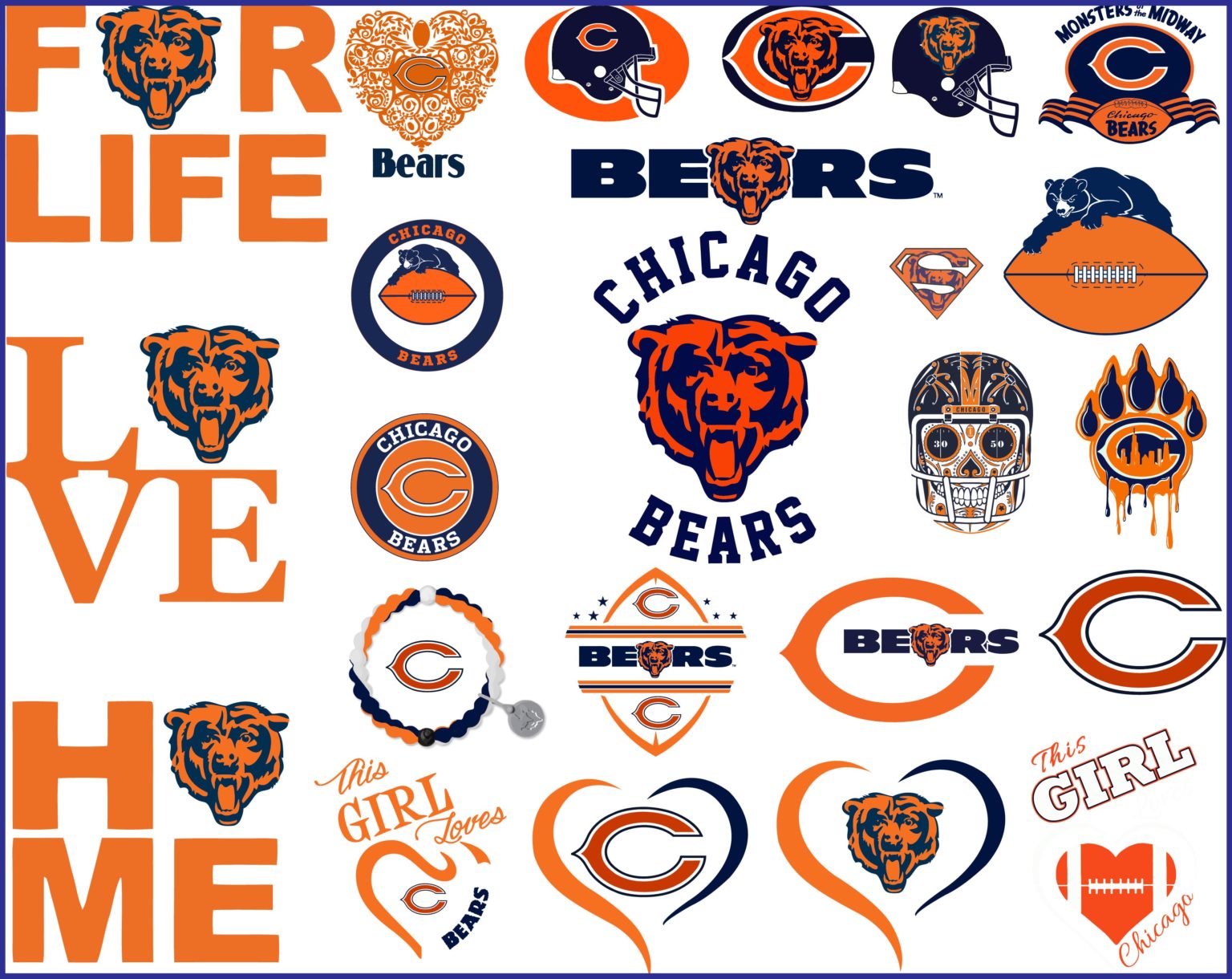 Chicago Bears Svg, NFL svg, Football Svg Files, T-shirt design, Cut
