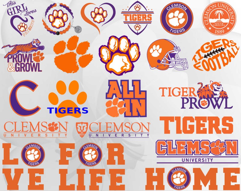 Clemson Tigers Svg, NCAA svg, NFL svg Football Svg Files, T-shirt ...