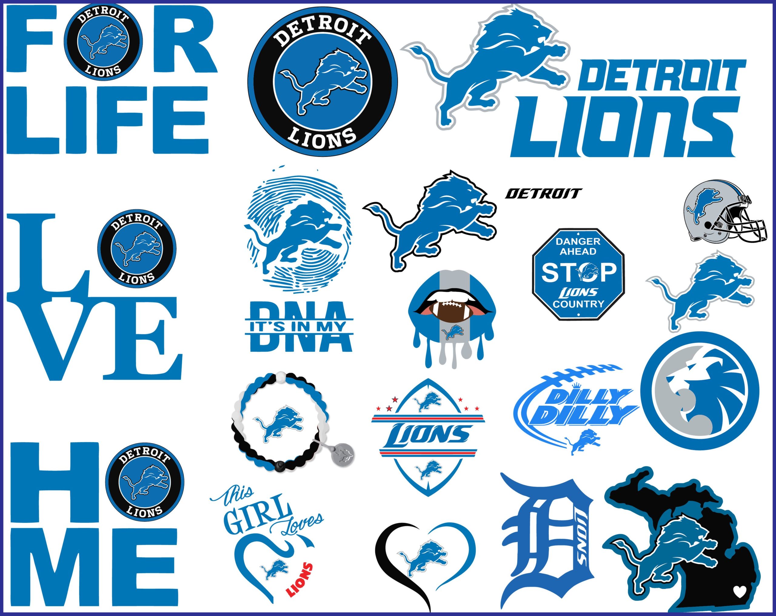 Detroit Lions Svg