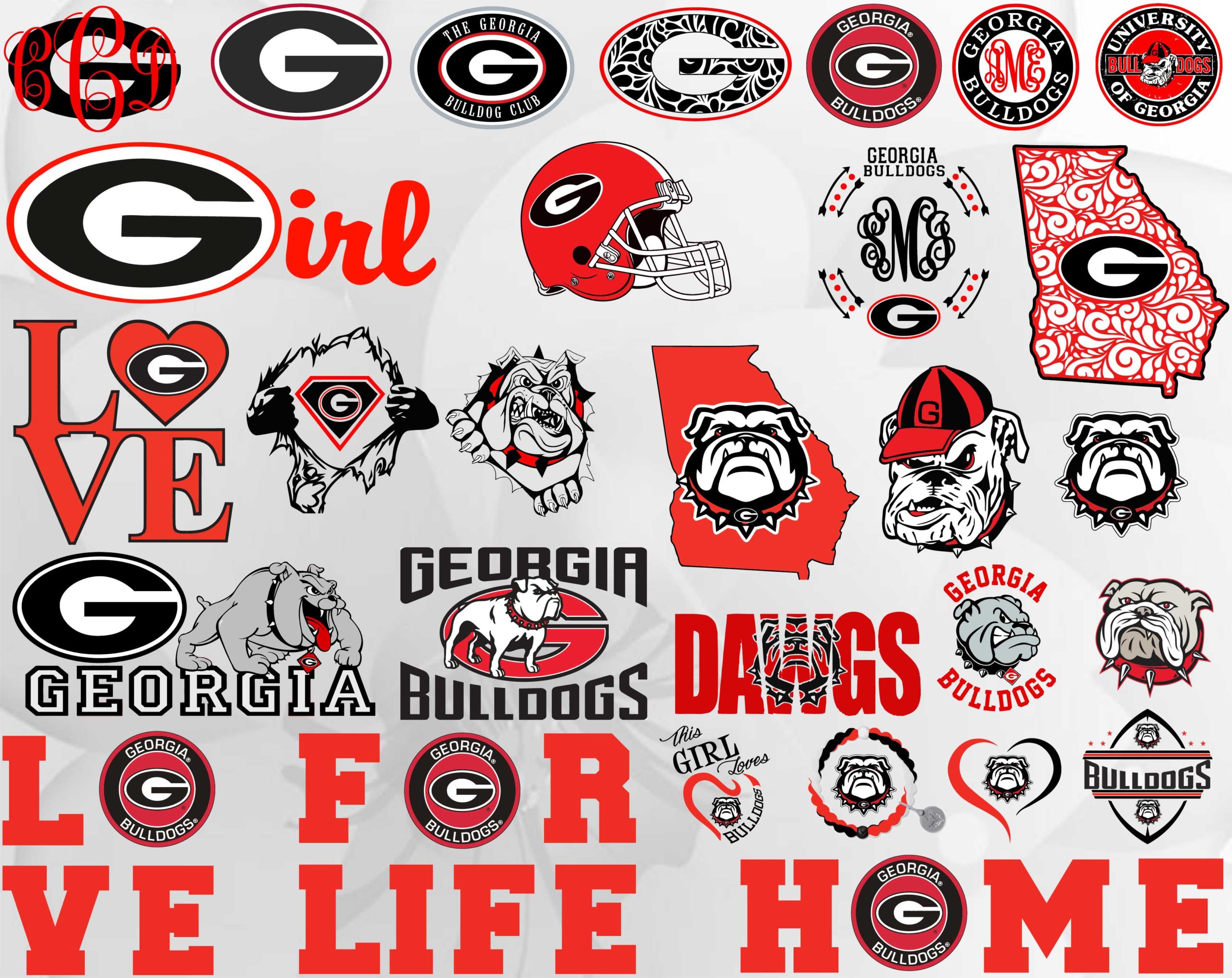 Georgia Bulldogs Svg, NCAA svg, NFL svg Football Svg Files ...