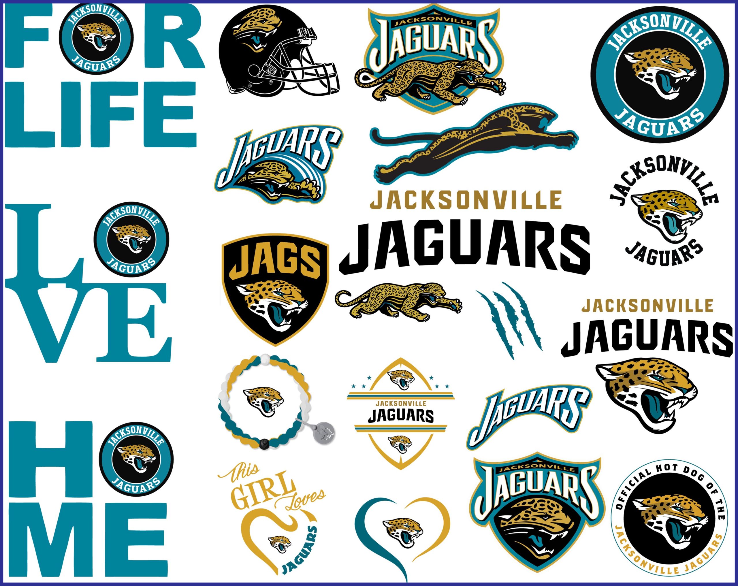 Jacksonville Jaguars Svg, NFL svg, Football Svg Files, T-shirt design