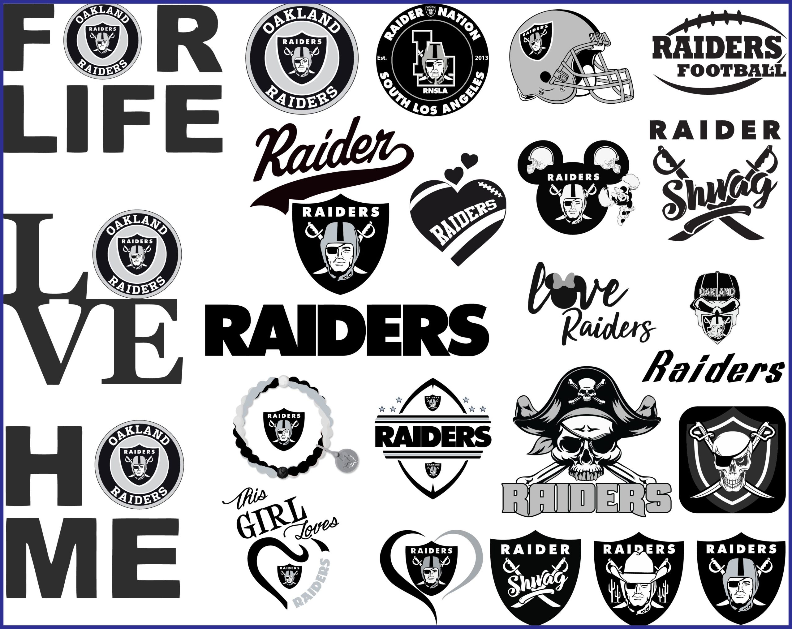 Raiders Football Logo SVG
