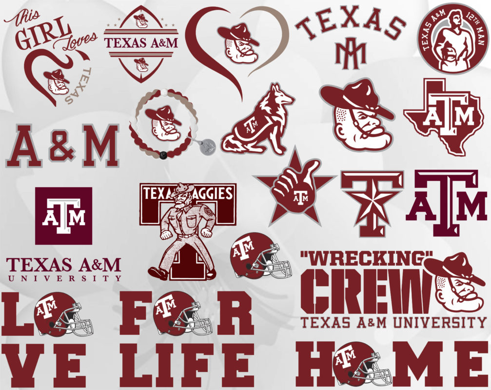 Texas AM Aggies Svg, NCAA svg, NFL svg Football Svg Files, T-shirt ...