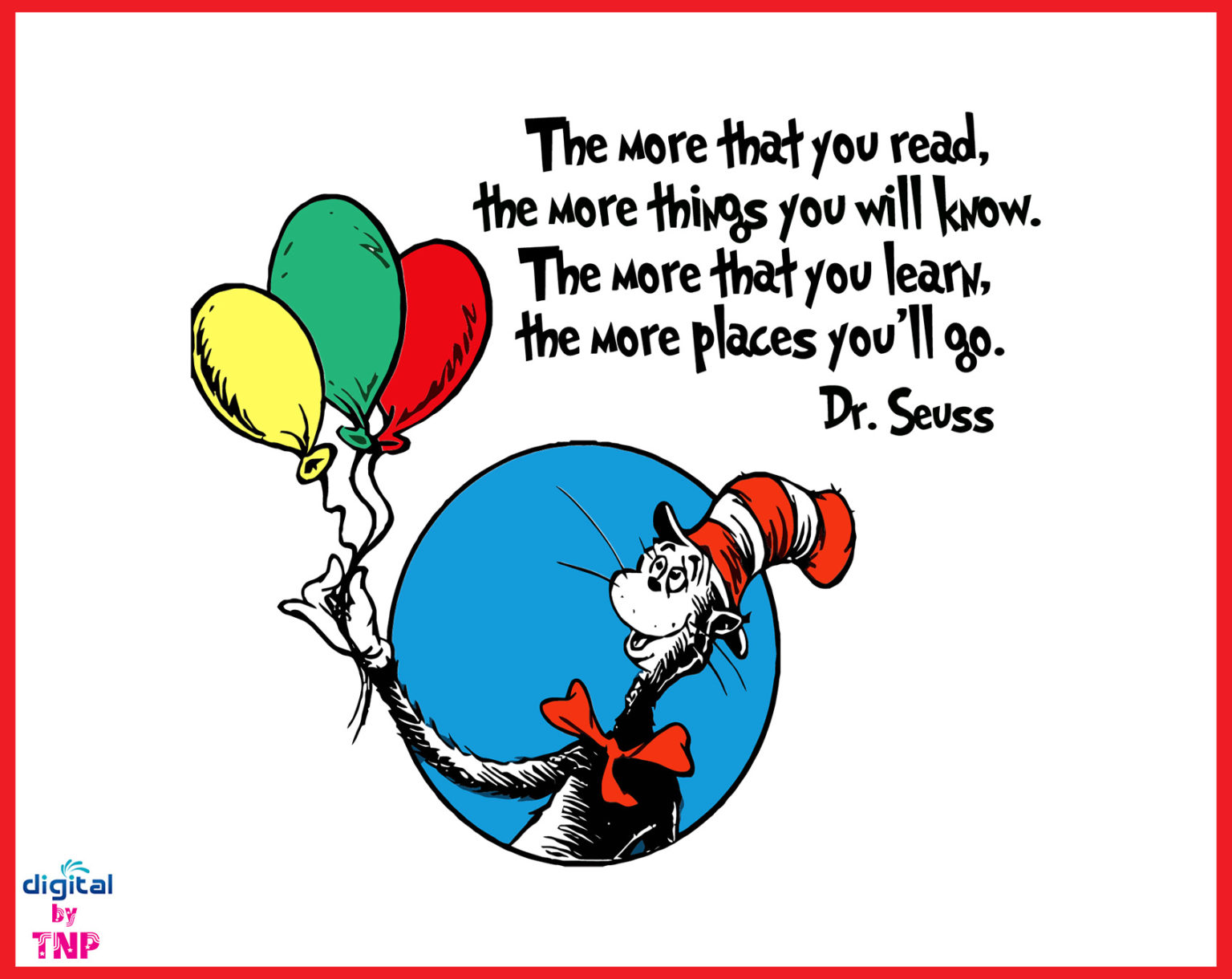 The more that you read SVG, Dr Seuss svg, Cat in hat svg, lorax svg ...