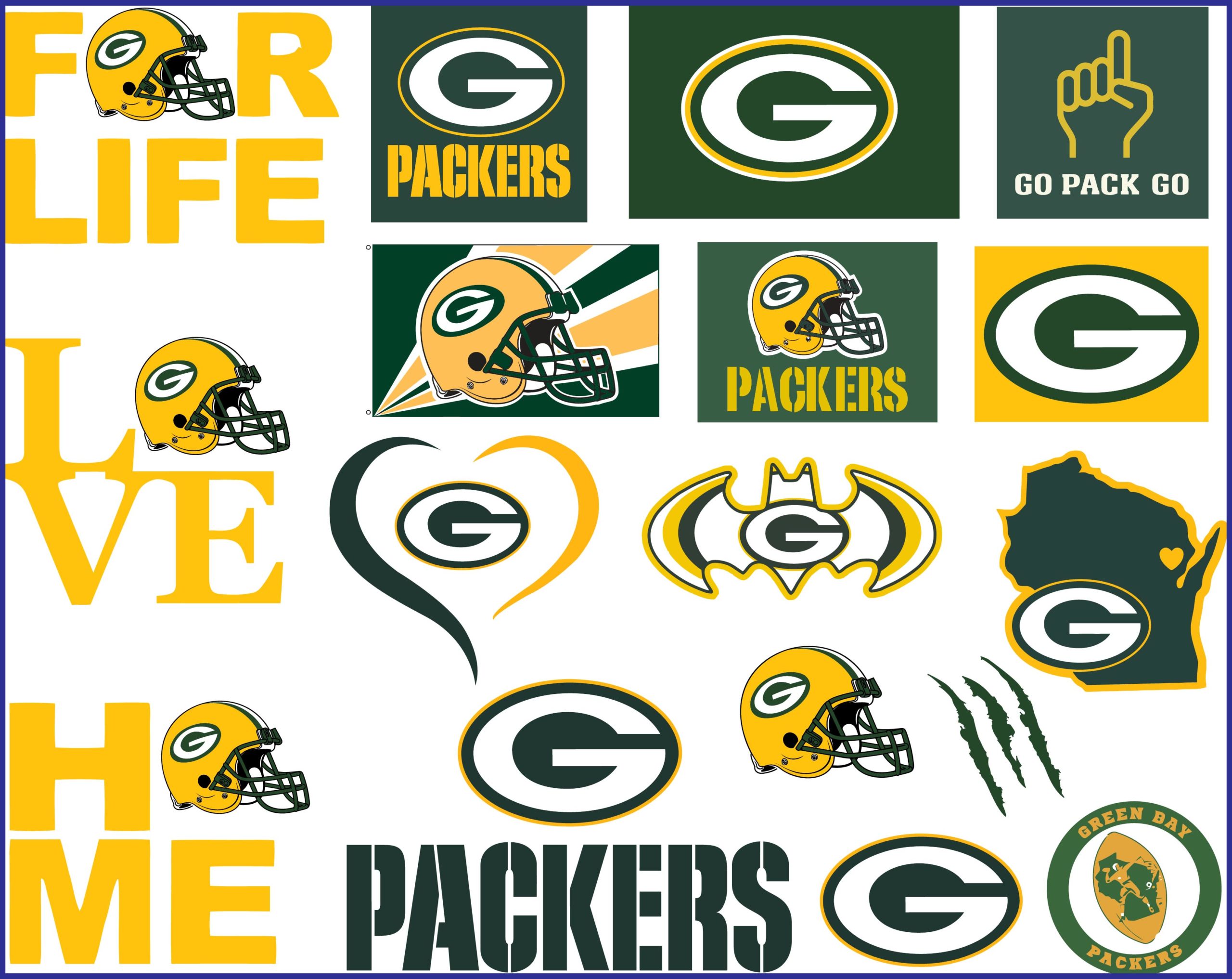 Download Green bay packers Svg, NFL svg, Football Svg Files, T ...