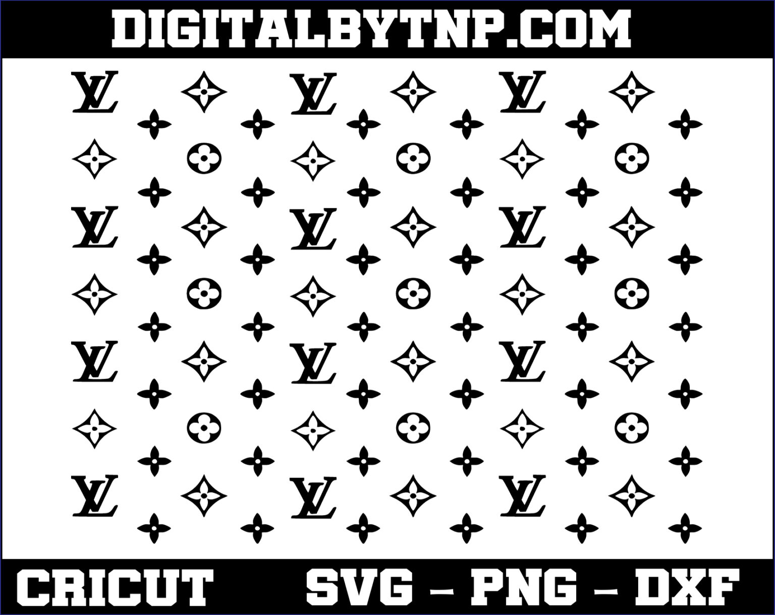 Louis Vuitton Damier pattern SVG Free