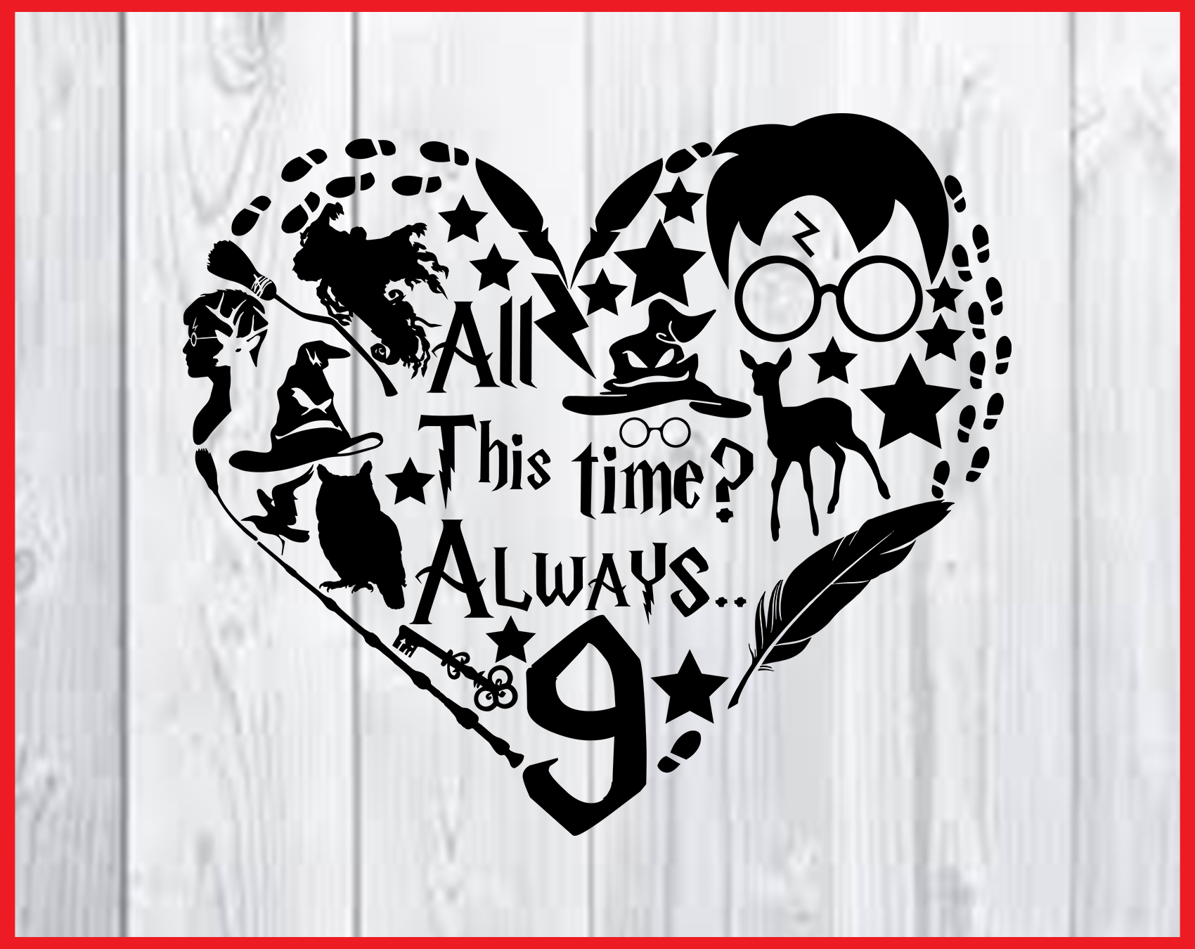 Download Heart Silhouette svg, Harry potter svg,png,dxf, harry ...