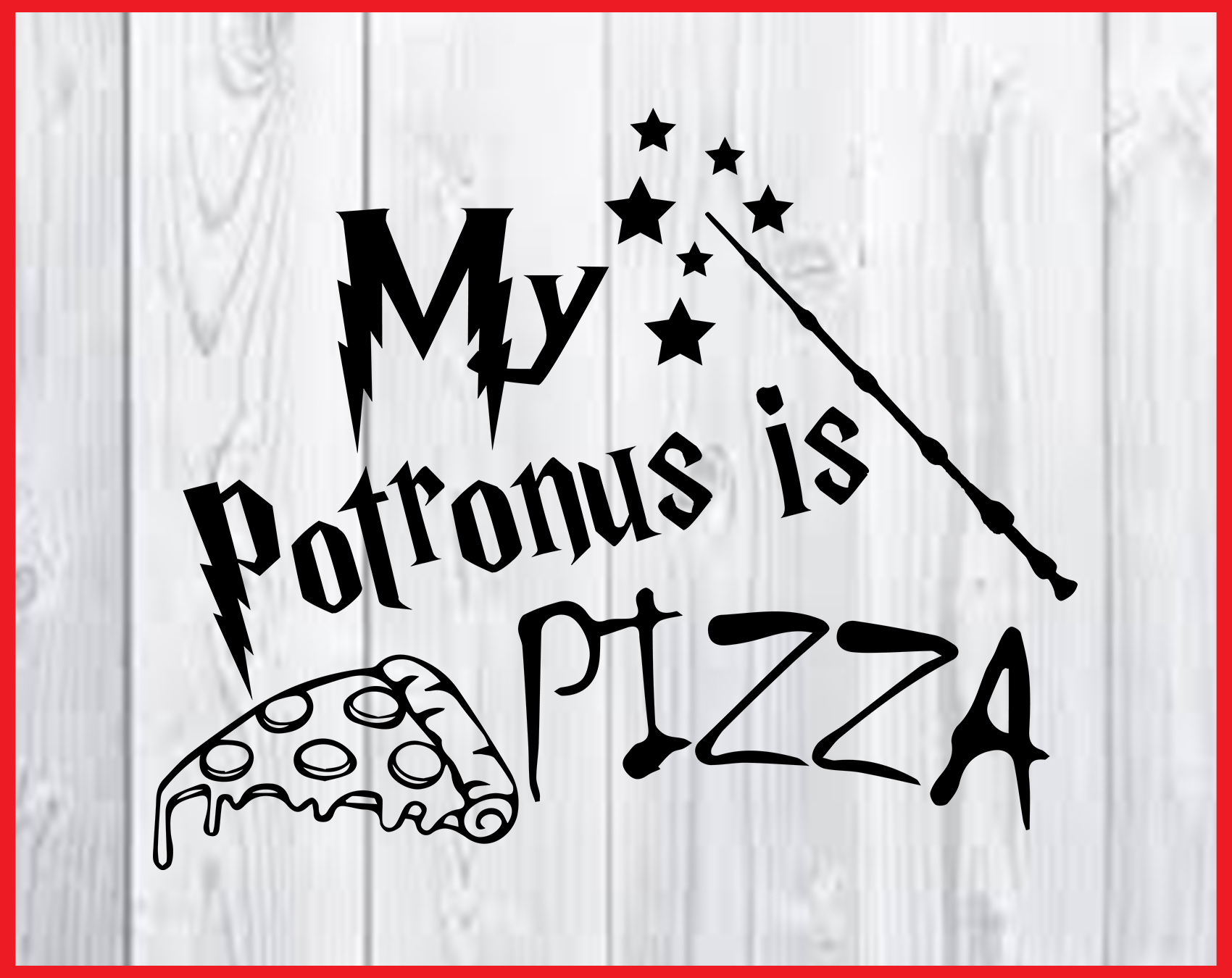 My Patronus Is Pizza svg, Harry potter svg,png,dxf, harry ...