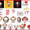 Pennywise bundle svg, pennywise svg, pennywise clown svg, penny wise, Pennywise movie, horror movie svg, horror svg, it chapter 2 svg, it pennywise