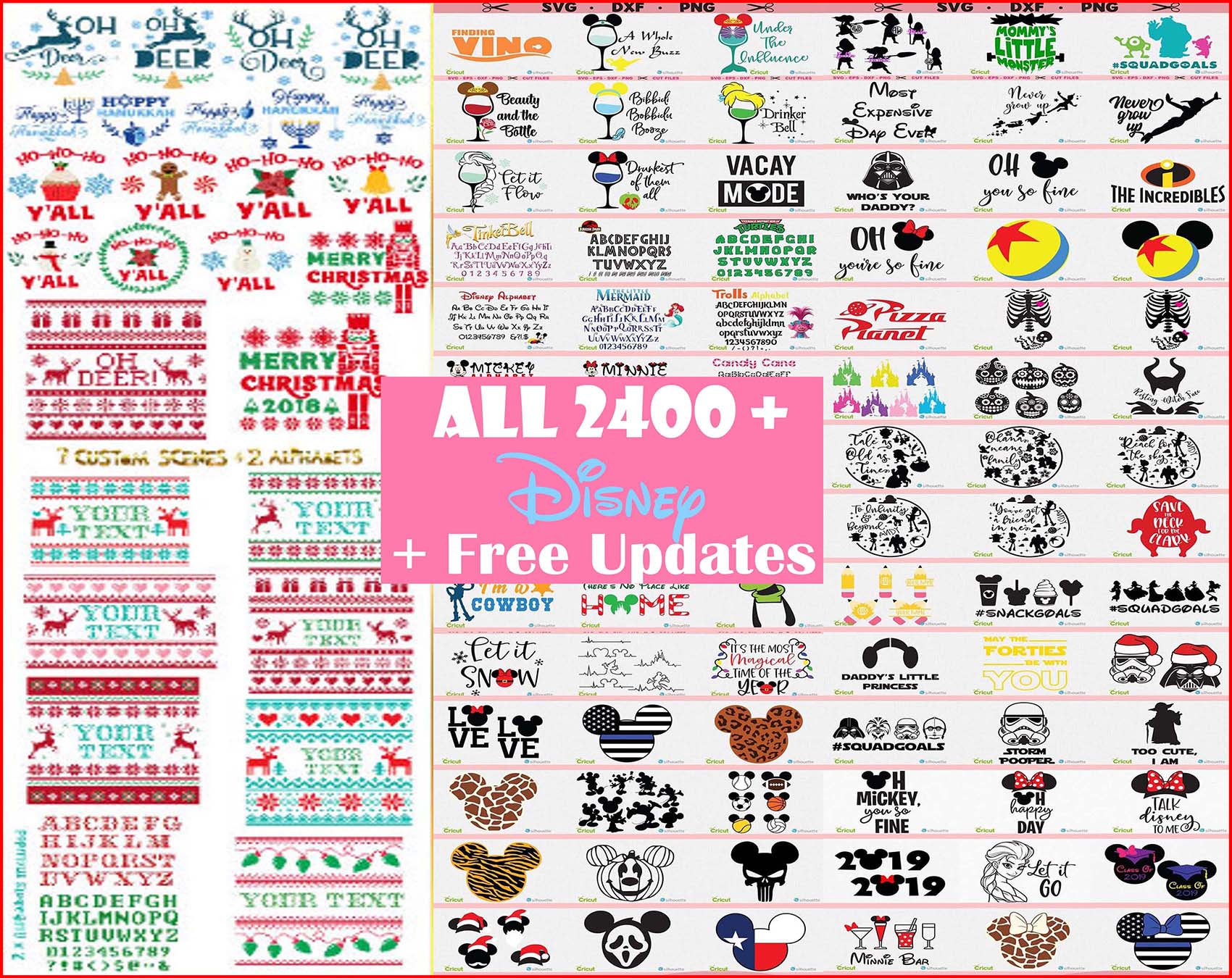 Download 40K+ Disney Bundle and Big Gift Svg Files, svg files for cricut , SVG Bundle , cut files, Svg ...