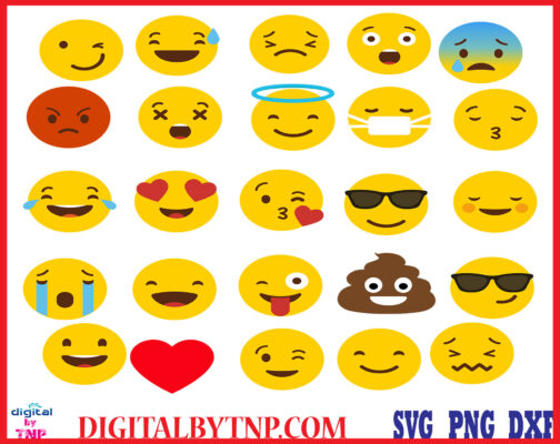 Emoji SVG,Emoji svg files,Emoji vector files |ai Files dxf Files SVG
