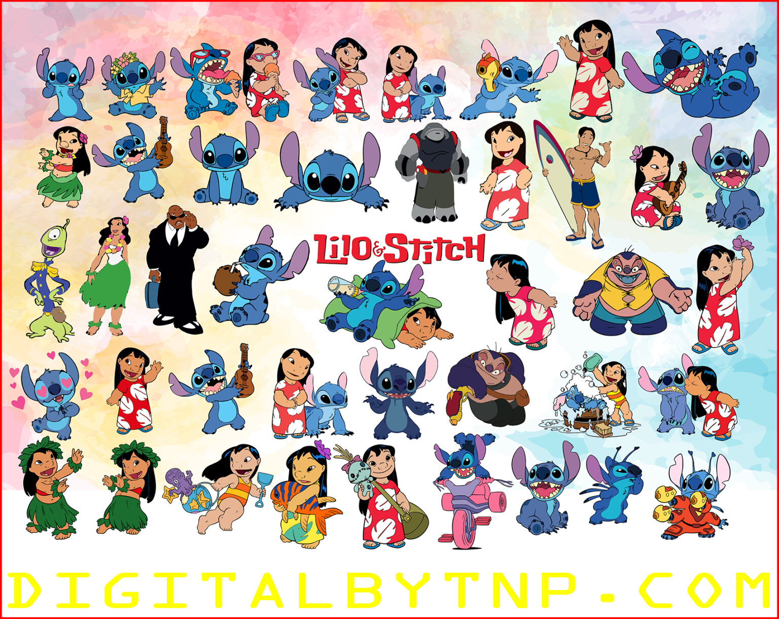 A Lilo and Stitch SVG Bundle, Disney svg, Disney bundle svg, Disney SVG ...
