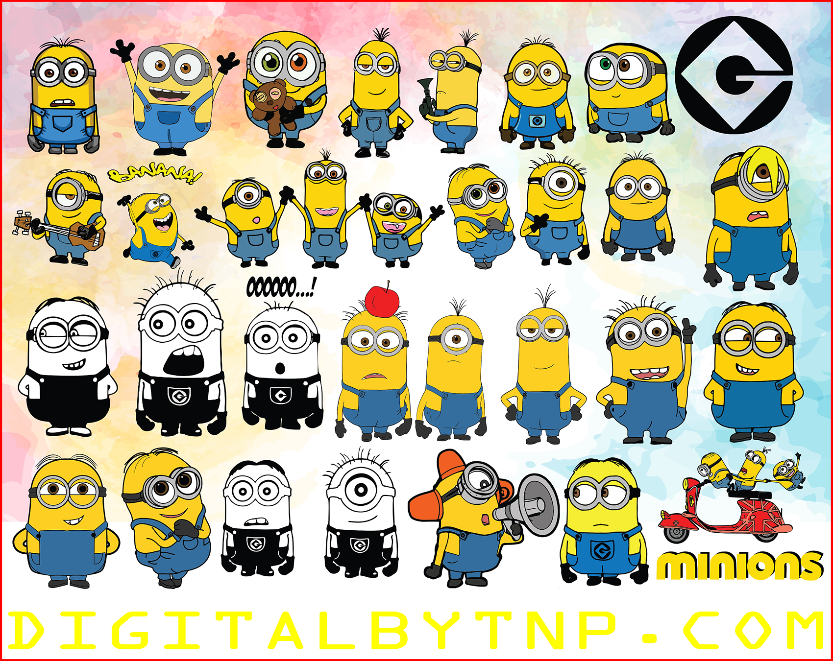 Download A Sale Minions Svg Disney Svg Disney Bundle Svg Minions Cut File Minions Clip Art Minions Vector Minions Layered Despicable Me Svg Files For Silhouette Cameo Cricut Customer Satisfaction Is Our SVG Cut Files