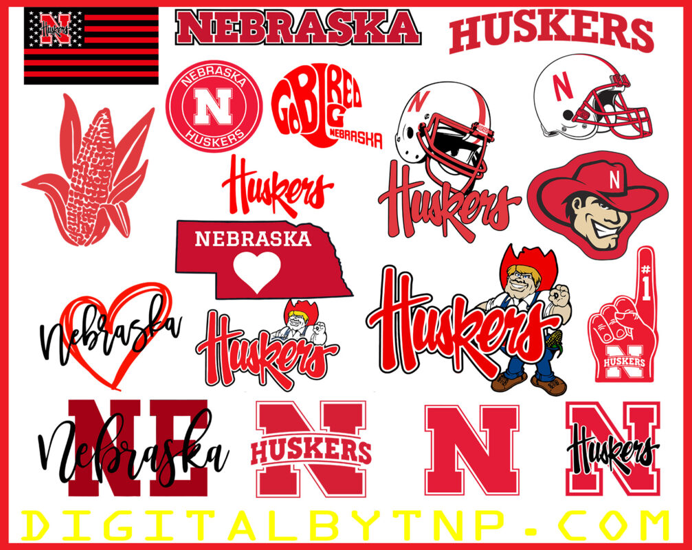 Nebraska Husker Svg, NCAA svg, T-shirt design, Cut files, Print Files ...