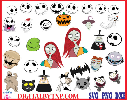 Nightmare before christmas svg, Christmas svg, Nightmare svg, love svg ...