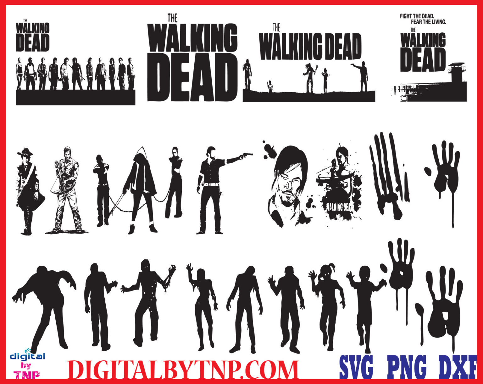 Walking dead svg, Michonne svg, Silhouette for Cricut Svg, Zombie svg