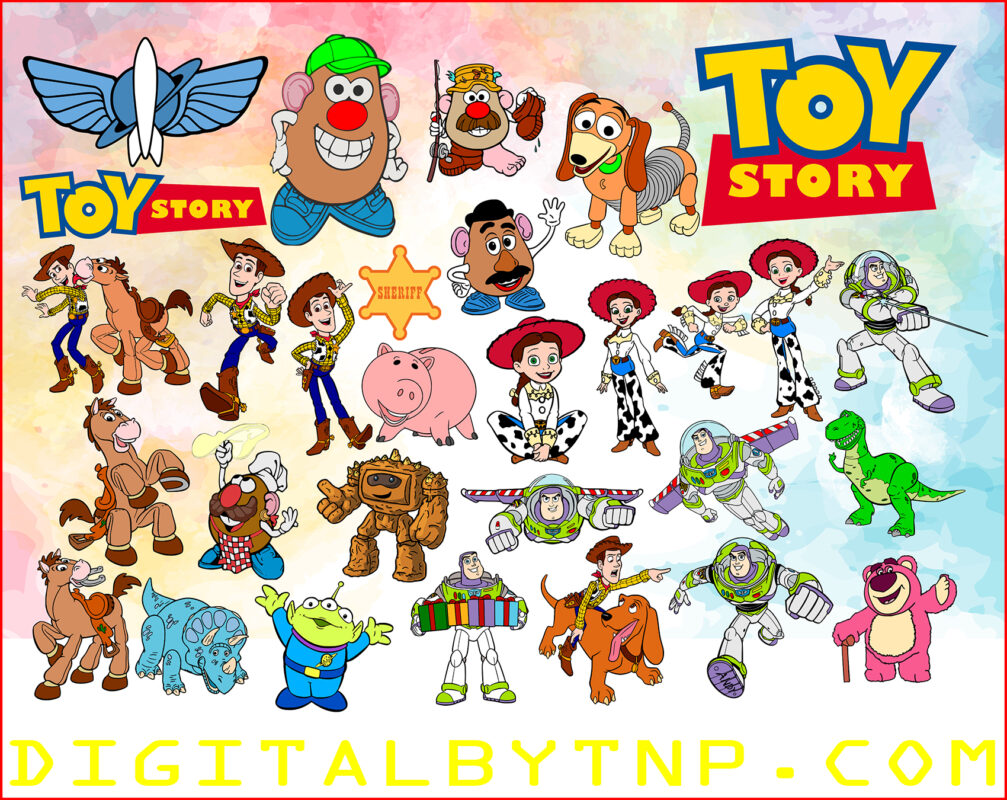 Toy Story SVG, Disney svg, Disney bundle svg, Easy Cut File for Cricut