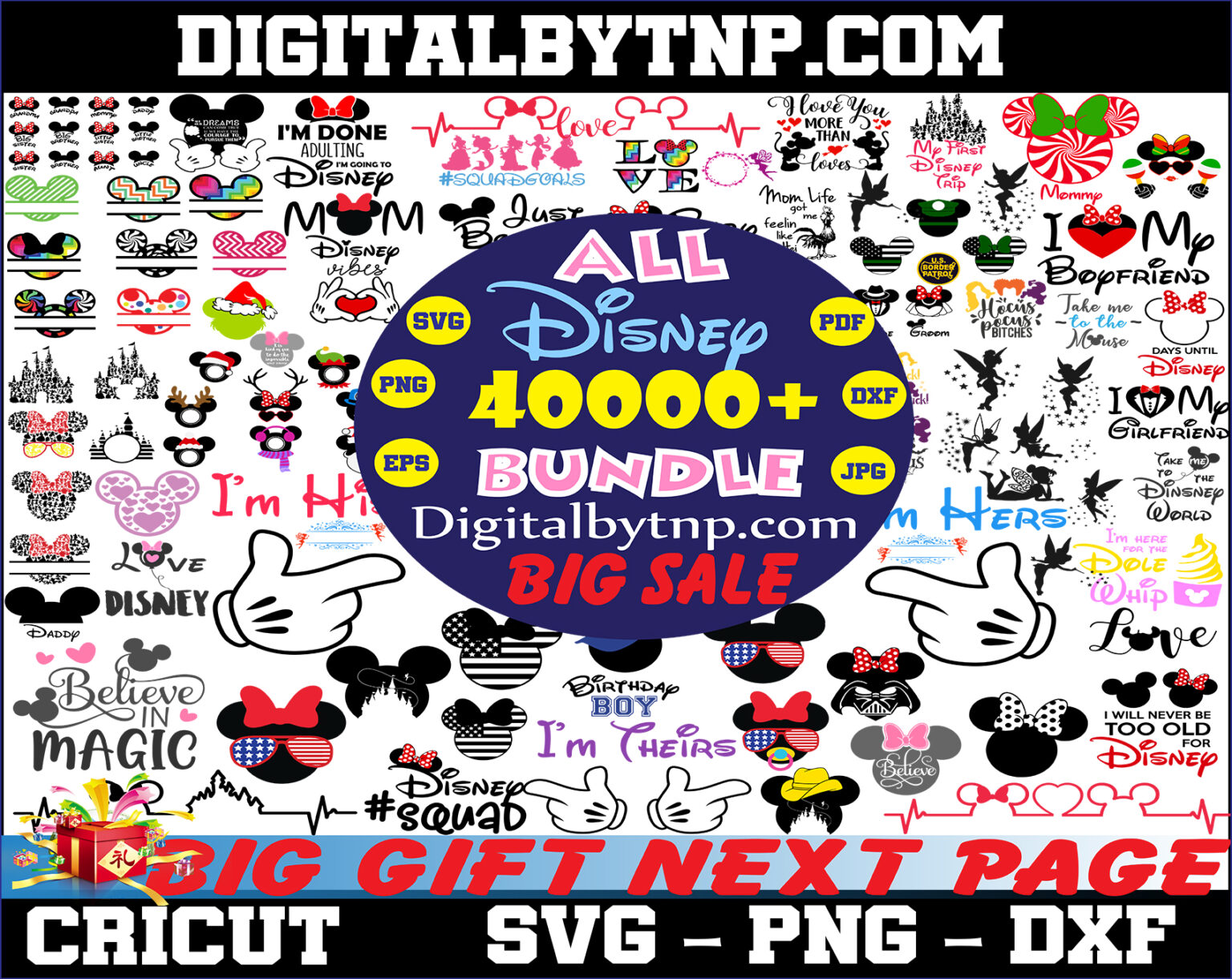 Huge Disney Bundle 4000 Files Svg Disney Silhouette P 