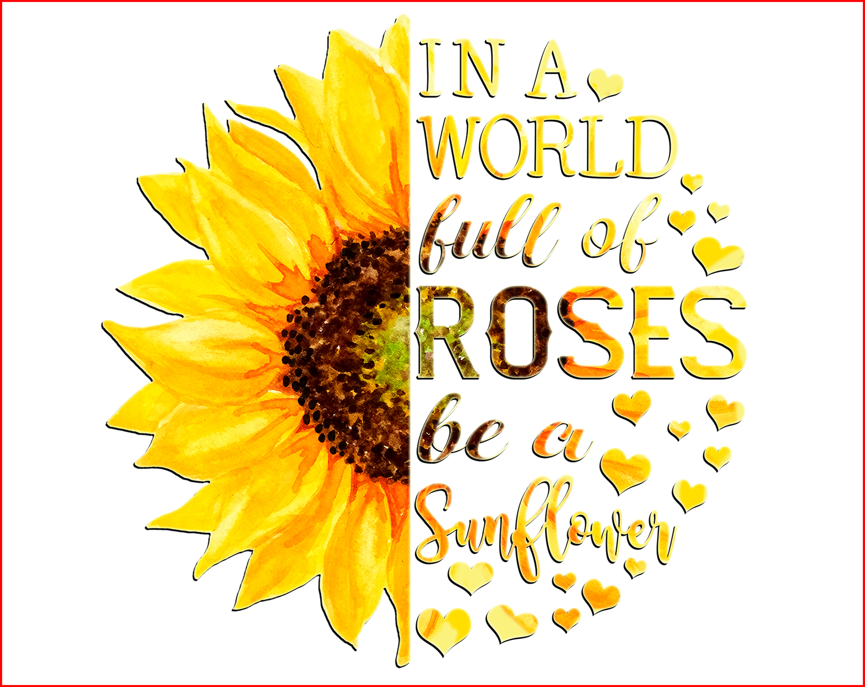 Download 00 Sunflower In A World SVG,PNG,PDF Waterslide Decals for ...