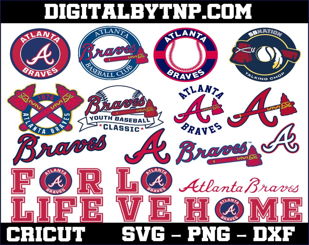 Atlanta Braves Svg, MLB svg bundle, Sports Logo Baseball Cricut ...