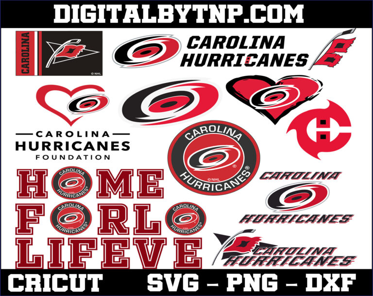 Carolina Hurricanes Logo Svg, Carolina Hurricanes Bundle Svg, NHL ...