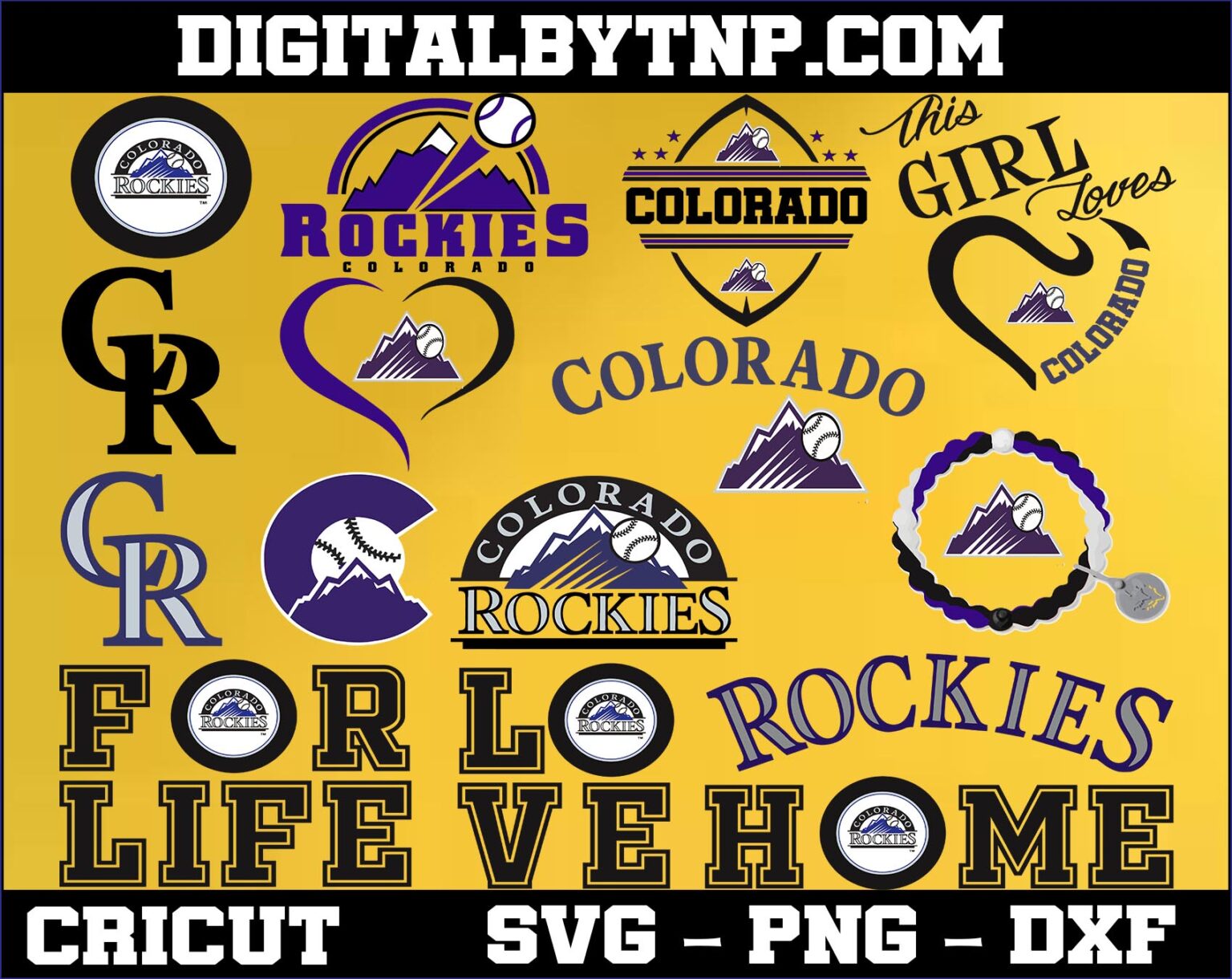 Download Colorado Rockies Svg, MLB svg bundle, Sports Logo Baseball ...