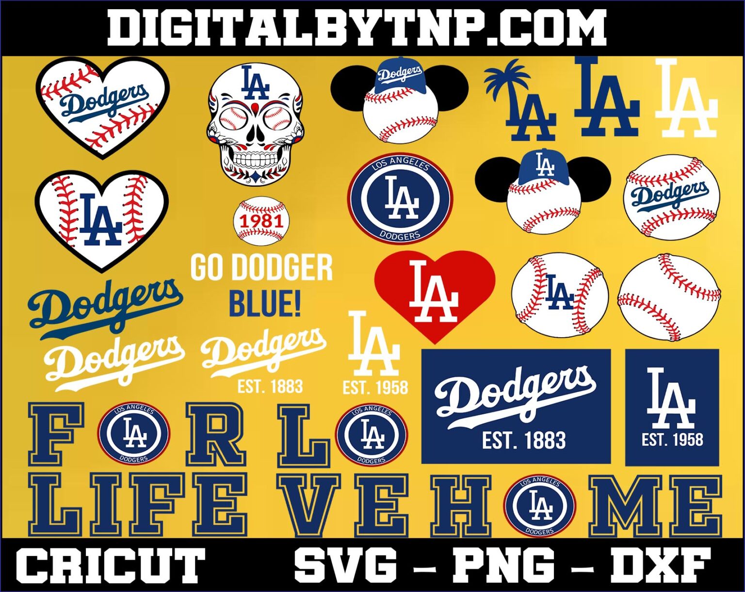 Los Angeles Dodgers Svg, MLB svg bundle, Sports Logo Baseball Cricut ...