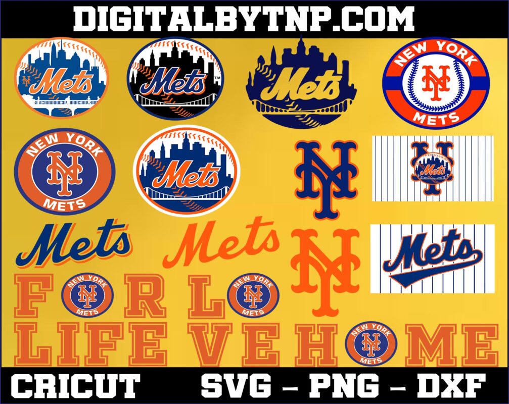 New York Mets Svg, MLB svg bundle, Sports Logo Baseball Cricut, Cutting ...