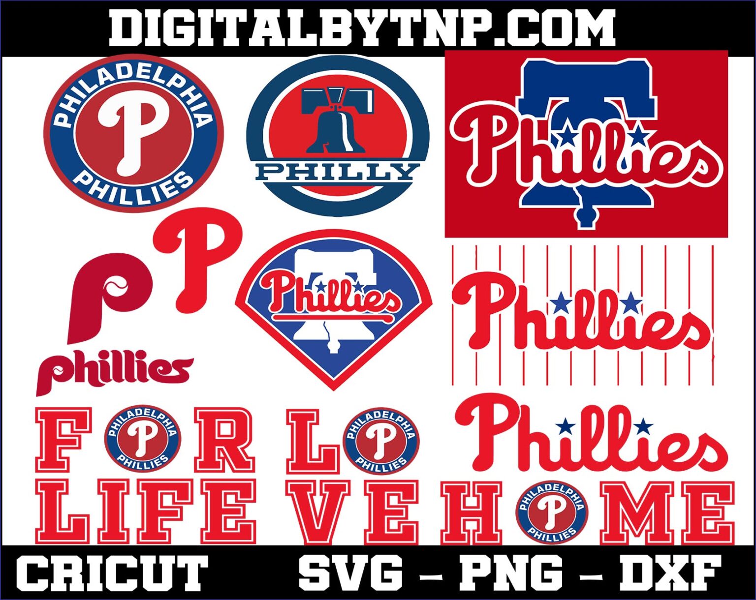 Philadelphia Phillies Svg, MLB svg bundle, Sports Logo Baseball Cricut