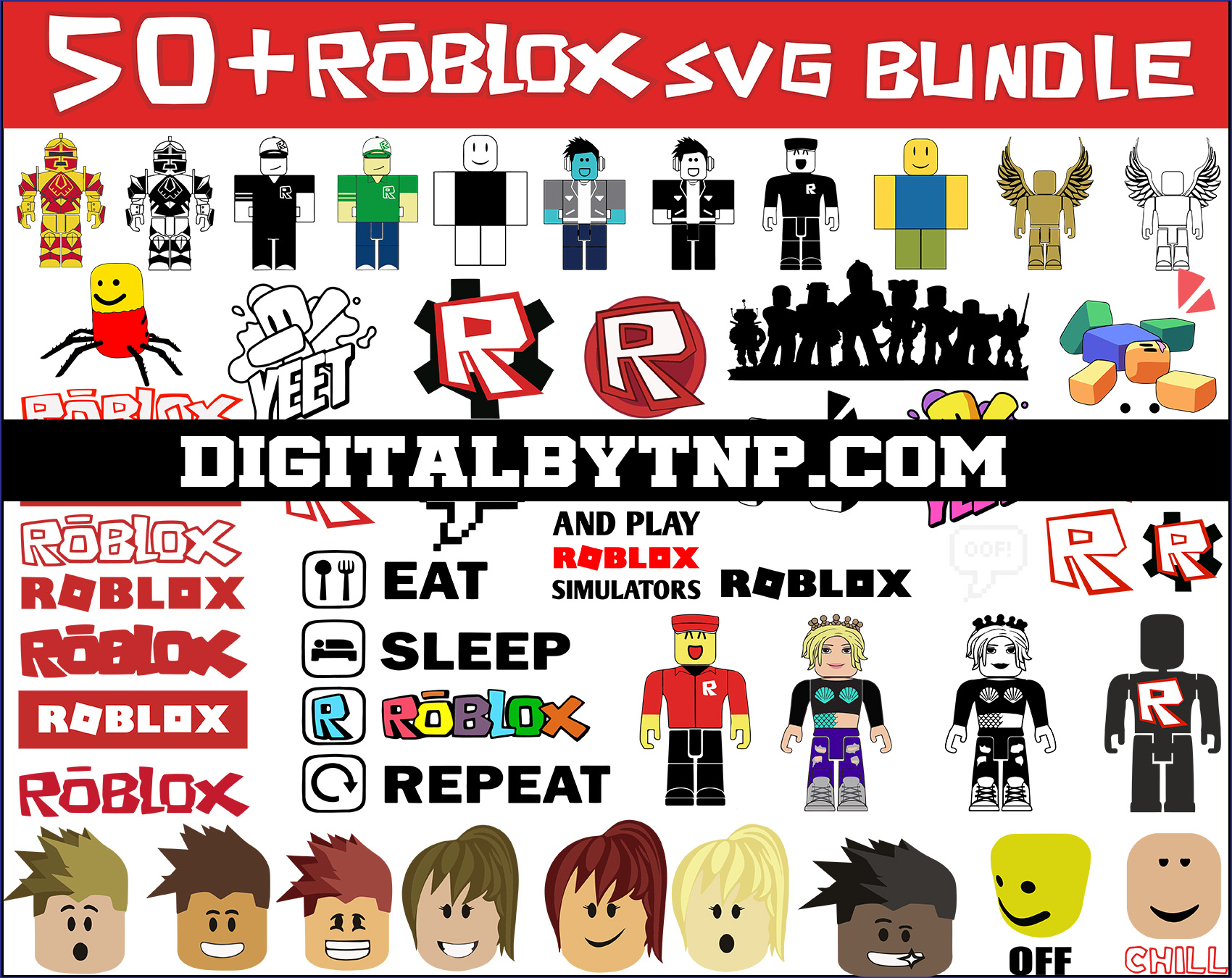 Download 1000 Roblox Svg Bundle Roblox Clipart Roblox Paper Roblox Png Roblox Digital Paper Download Instant Download Customer Satisfaction Is Our Priority