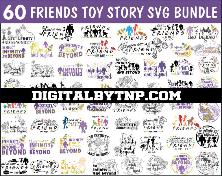 Toy Story Friends svg bundle, Toy Story Disney svg,Friends svg, Toy