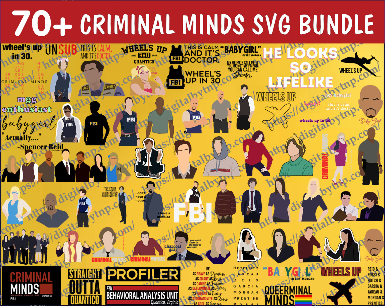 Criminal Minds SVG Bundle, Criminal Minds svg,png,dxf,Digital Download