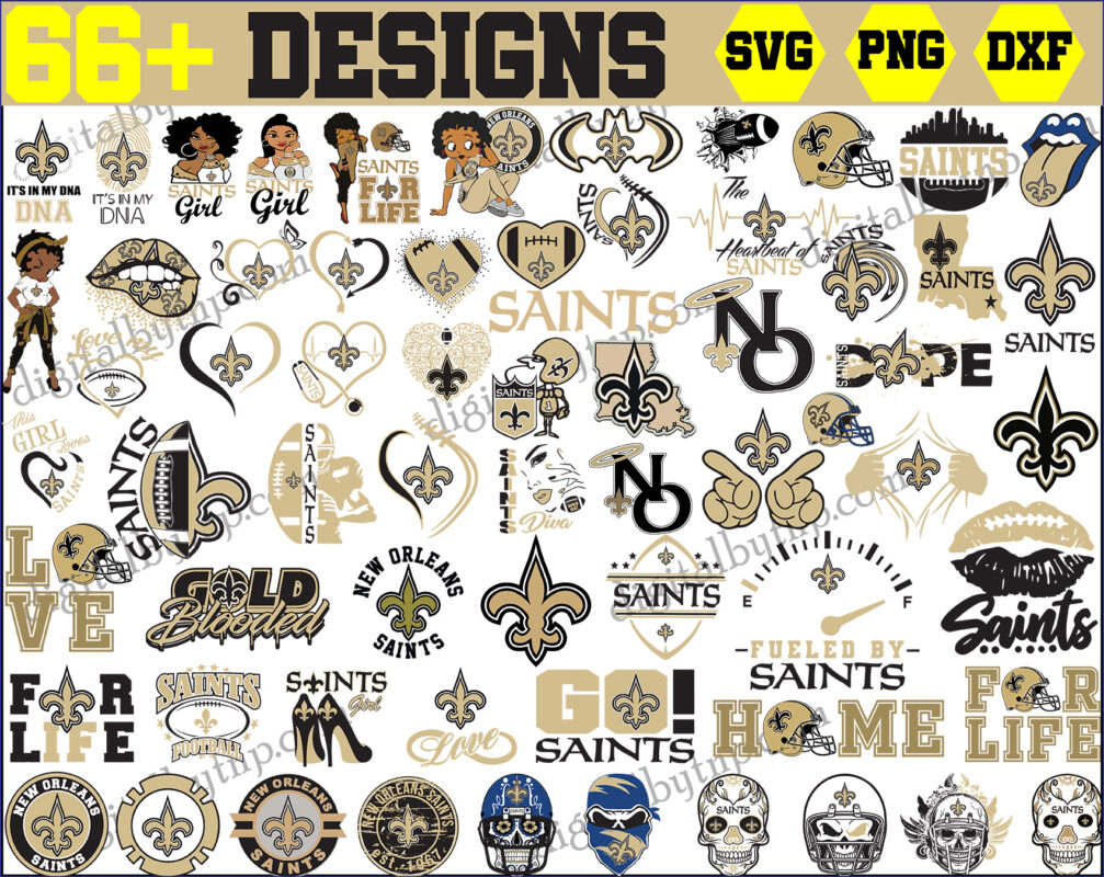 Saints Svg,Nfl svg bundle, New Orleans Saints Svg Bundle, New Orleans