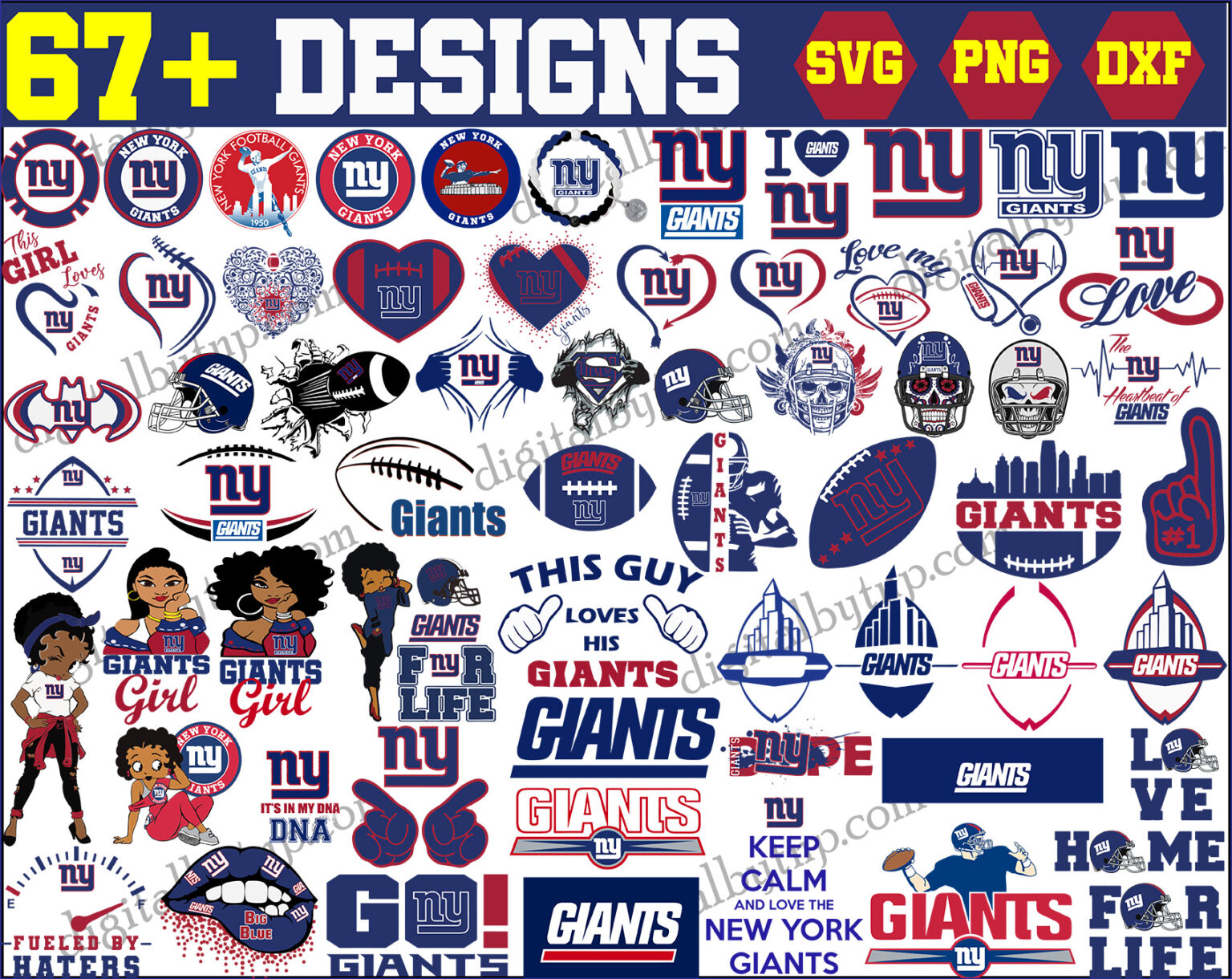 New York Giants Svg, Nfl svg bundle,Giants football svg, Giants Svg ...