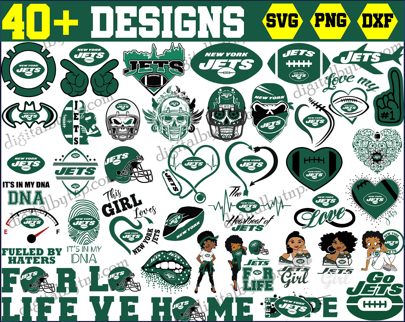 New York Jets SVG Bundle