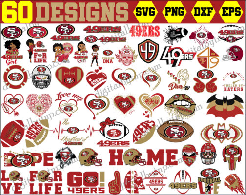 49ers Svg,Nfl svg bundle, San Francisco 49ers Svg Bundle, 49ers Logo ...